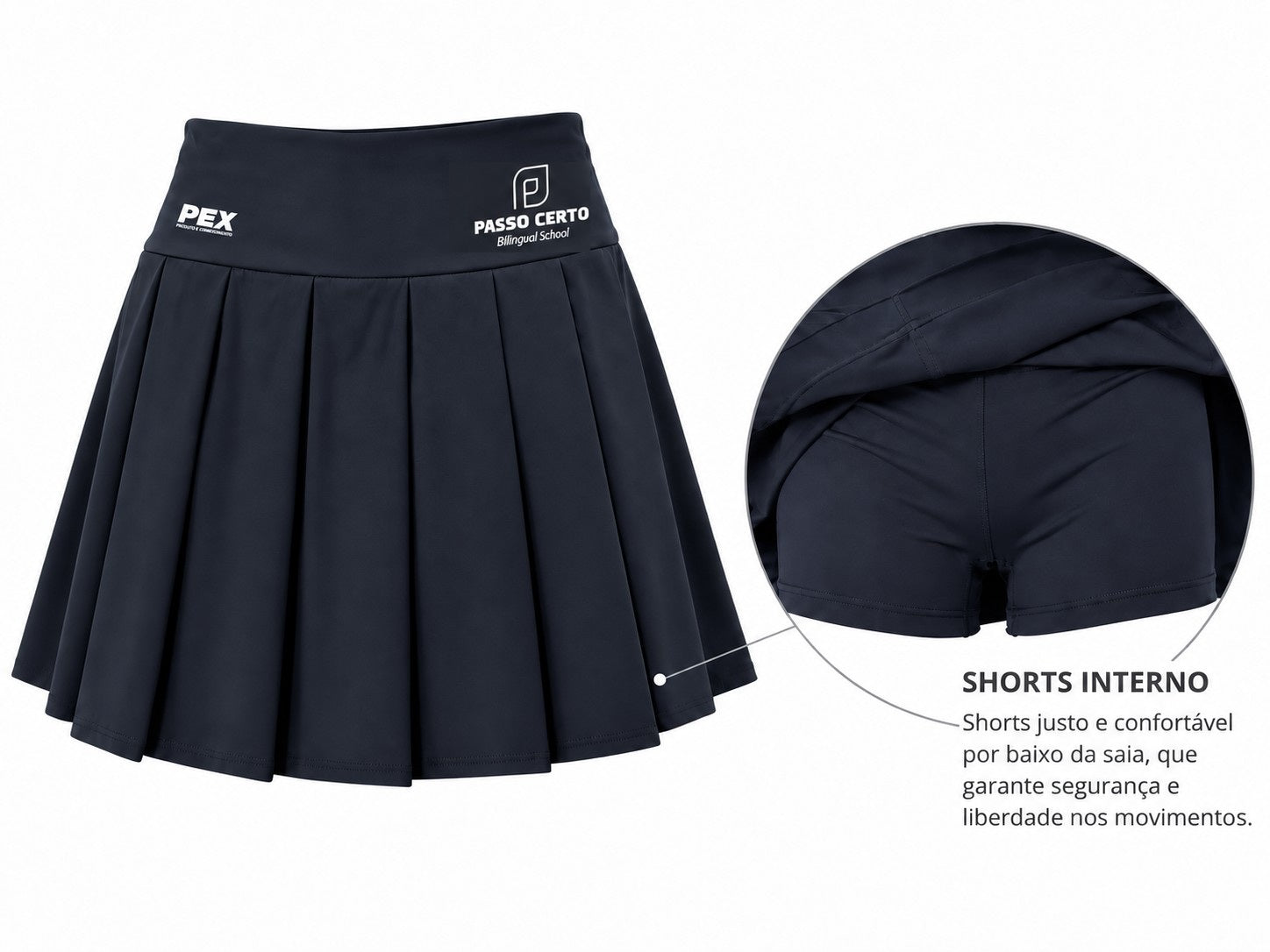 SHORTS SAIA CHEERLEADER Passo Certo