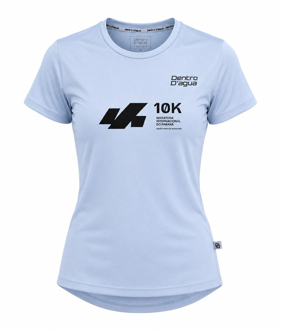 Camiseta Baby Look Manga Curta Maratona 10K