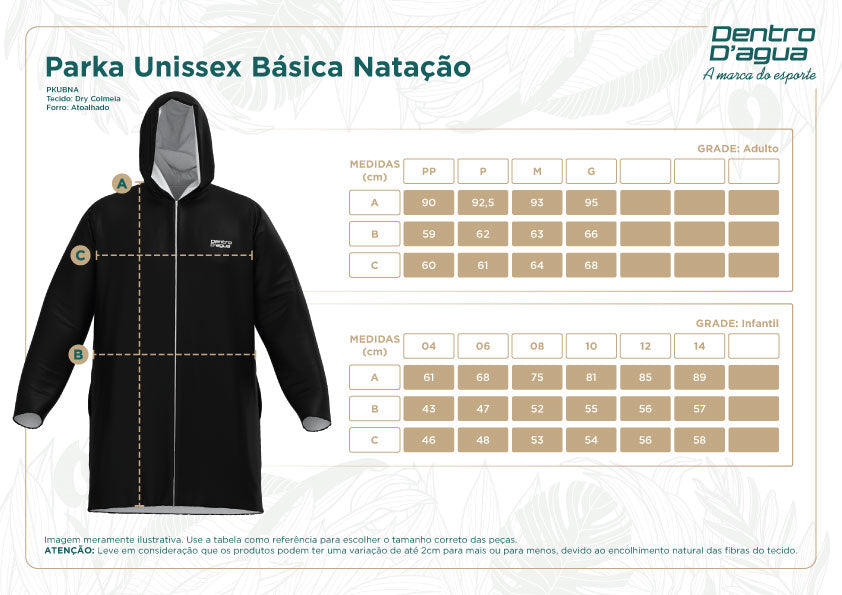 PARKA NATAÇÃO Vila Olímpia