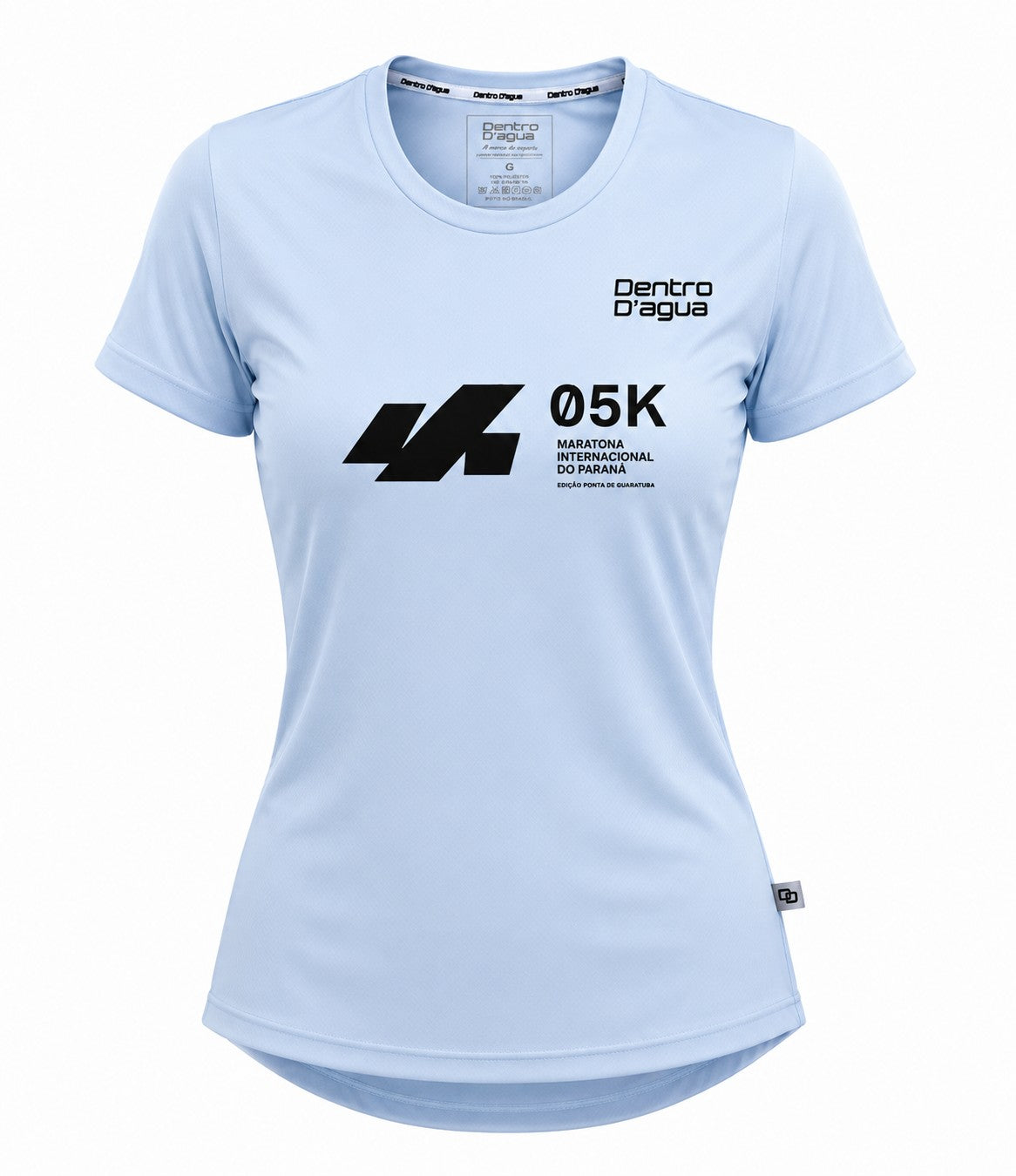 Camiseta Baby Look Manga Curta Maratona 05K