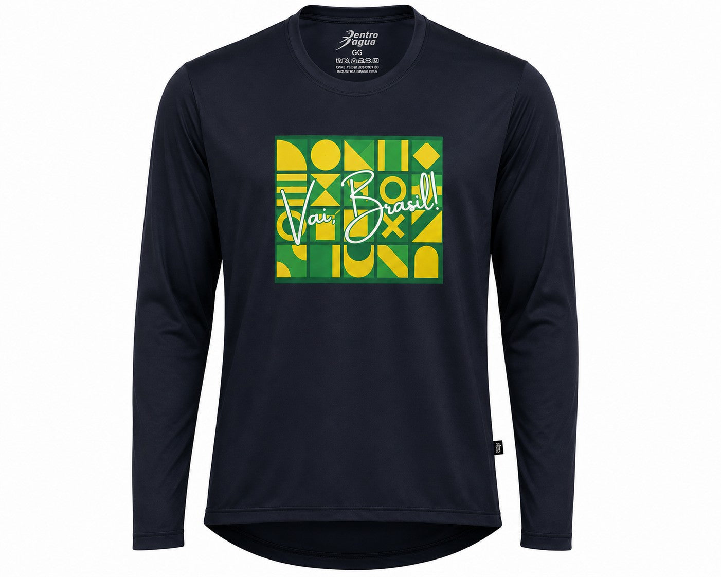 Camiseta Unissex Manga Longa - Brasil
