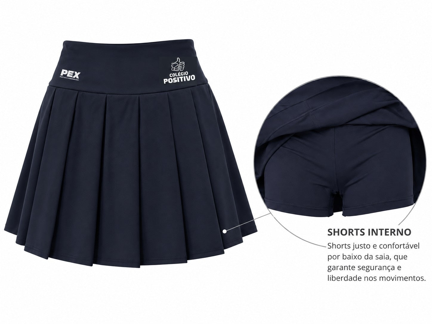 SHORTS SAIA CHEERLEADER POSITIVO